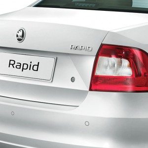 Skoda Rapid Zeal Edition rear parking sensors