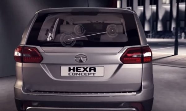 Tata Hexa Crossover Rear