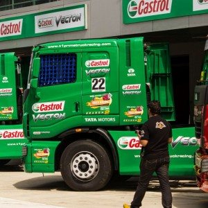 Tata T Prima truck racing