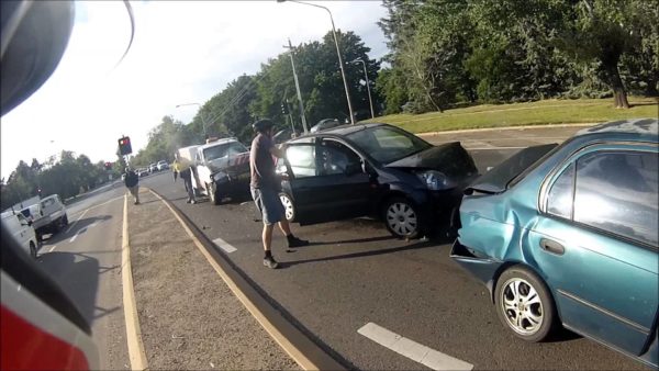 Motorcycle accident