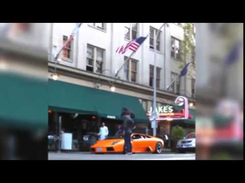 VIDEO: Cyclist rides over parked Lamborghini Murciélago, this is sheer blasphemy!