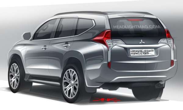 2015 Mitsubishi Pajero Sport Render (1)