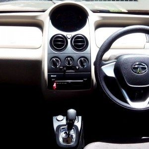 Tata Nano GenX center console and dashboard