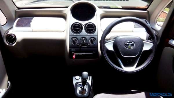 2015 Tata Nano GenX center console and dashboard(10)