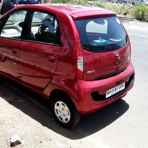 Tata Nano GenX rear left three quarters