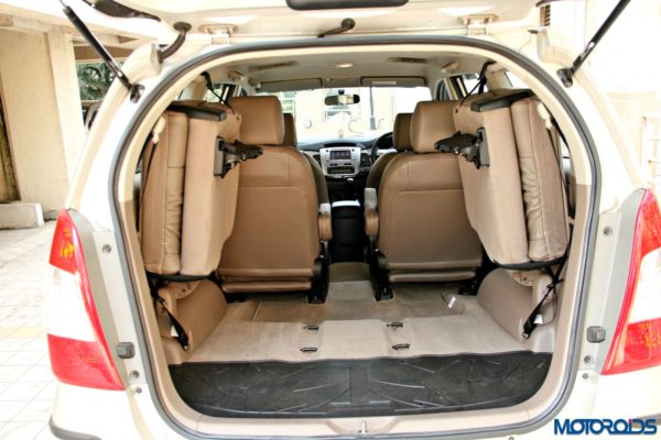 2015 toyota Innova boot space with last row up (74)