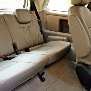 toyota Innova last row seat