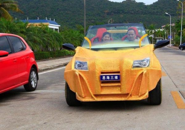 d printed car china