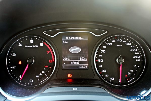 Audi A3 Cabriolet Instrument Console