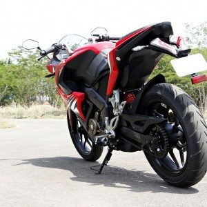 Bajaj Pulsar RS rear tyre