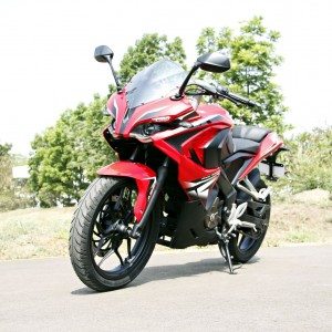 Bajaj Pulsar RS side