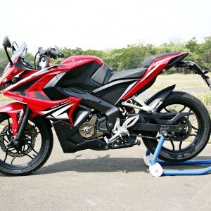 Bajaj Pulsar RS side