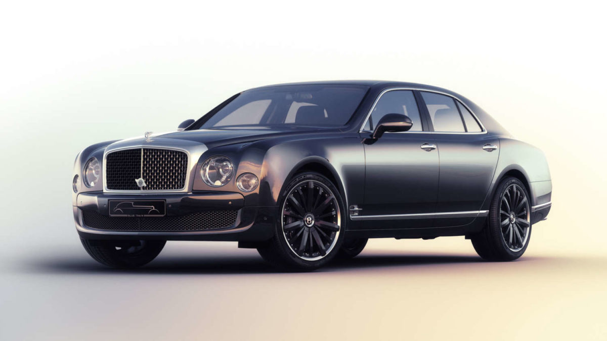 Bentley Mulsanne Speed Blue Train