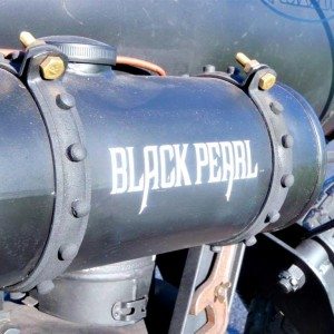 Black Pearl Steam Powered Motorcycle