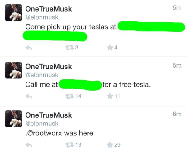 Elon Musk Twitter Hack