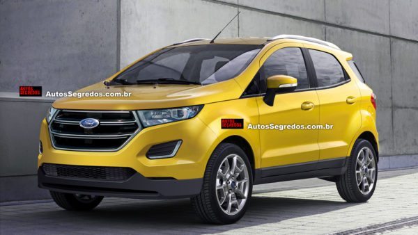 Ford Ecosport facelift render