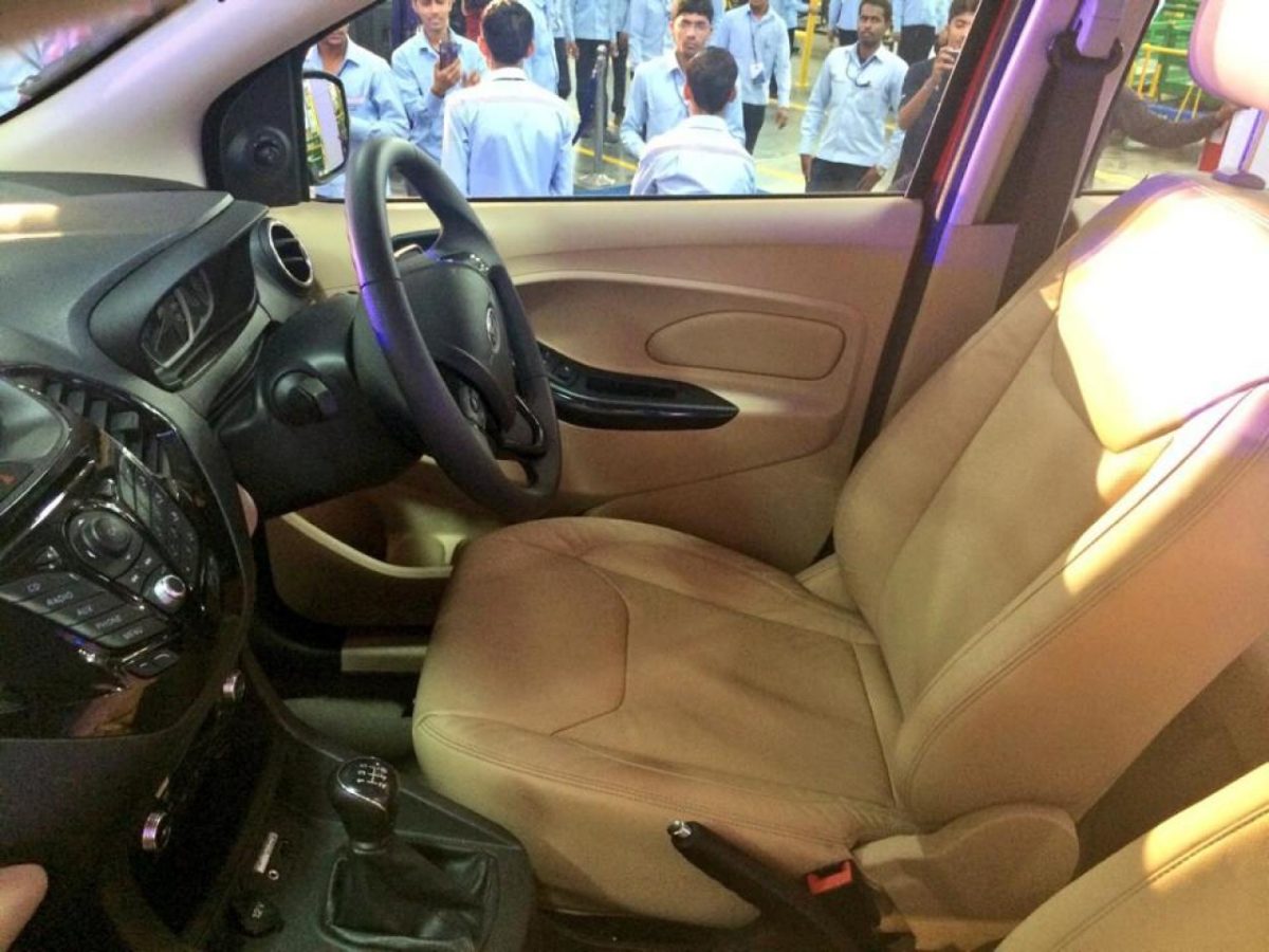 Ford Figo Aspire interior front seats