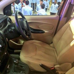 Ford Figo Aspire interior front seats