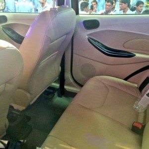 Ford Figo Aspire rear seats