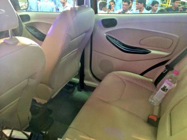 Ford Figo Aspire rear seats