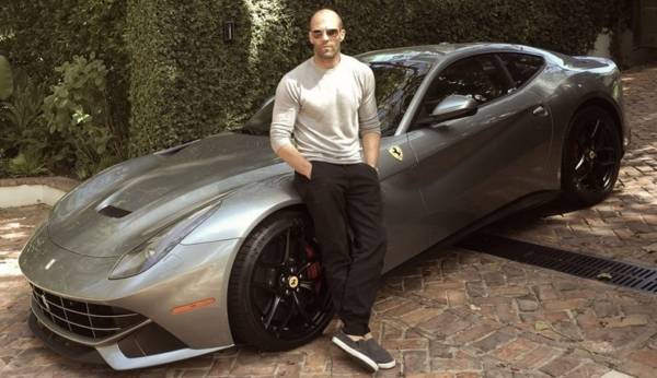 Jason Statham Ferrari FBerlinetta