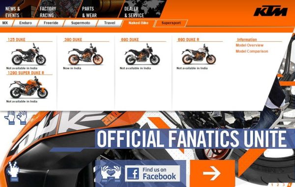 KTM-India Homepage - 2