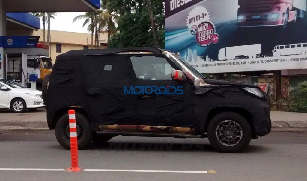 Mahindra Bolero U301 spy shot Kerela