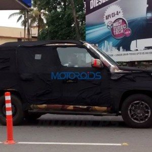 Mahindra Bolero U spy shot Kerela