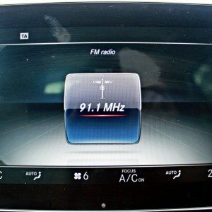 Mercedes C Class instrument screen