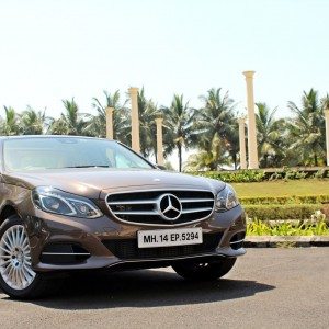 New Mercedes E CDI front