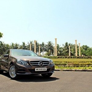 New Mercedes E CDI front