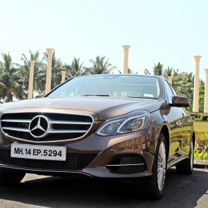 New Mercedes E CDI front