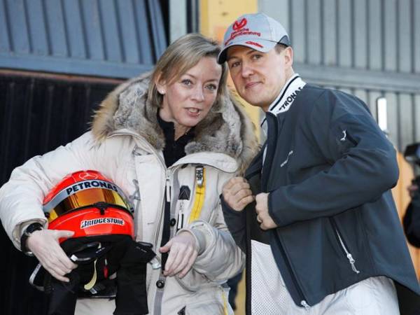 SABINE KEHM et Michael SCHUMACHER