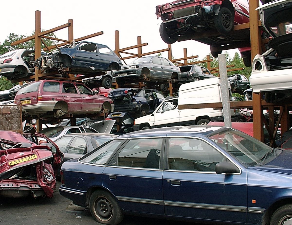 Scrapyard cars