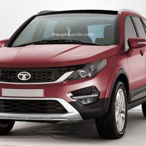 Tata land Rover SUV Render