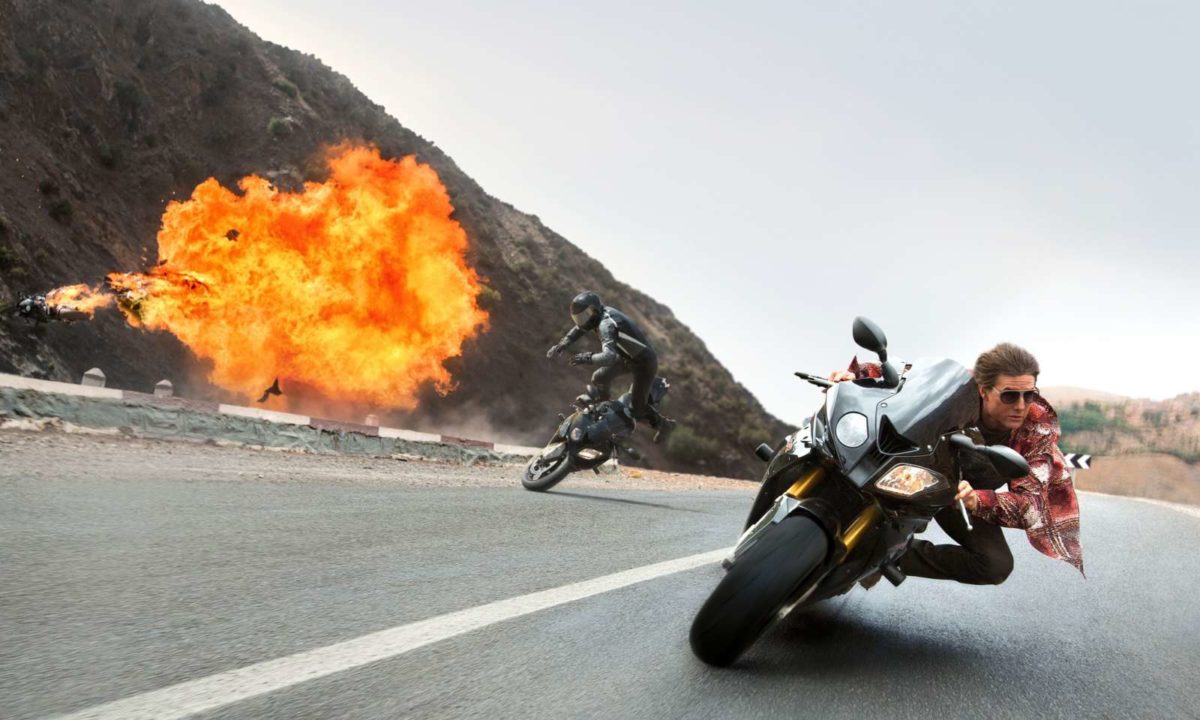 Tom Cruise on the BMW SRR in Mission Impossible  Rogue Nation