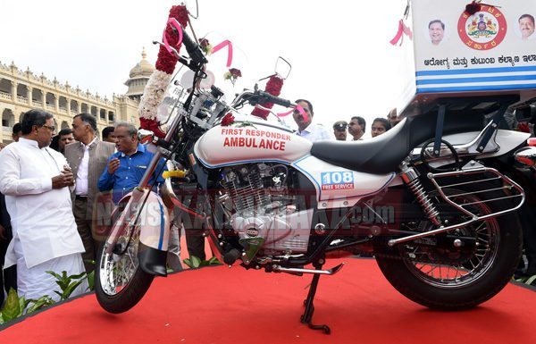 Bangalore two-wheel ambulance 2