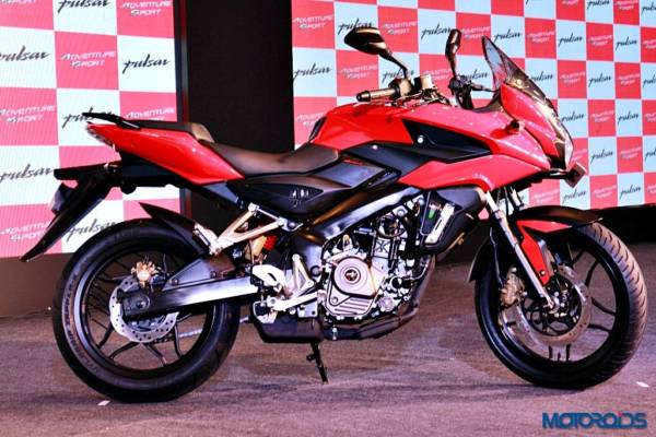 bajaj pulsar as red