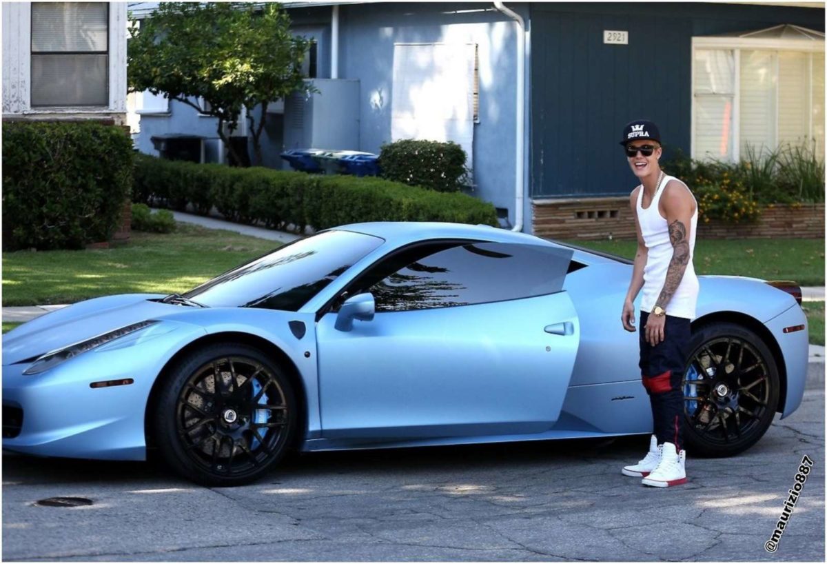 justin bieber ferrari  italia