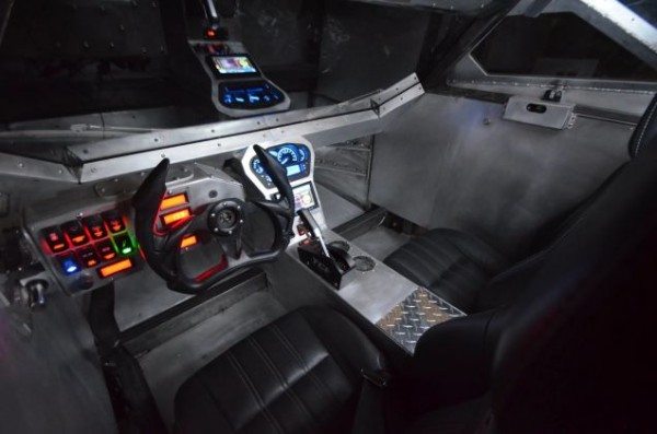 Cockpit of the 2015 Ripsaw EV-2