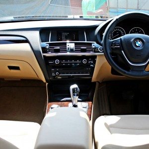 new  BMW X interior