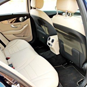 new  C Class rear seat