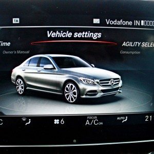 new  Mercedes C Class interior