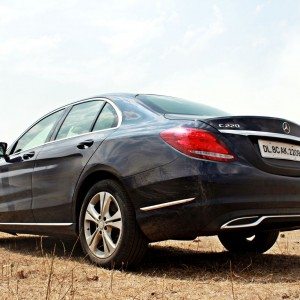 new  Mercedes C Class rear