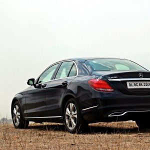 new  Mercedes C Class rear