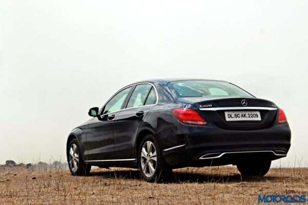 new 2015 Mercedes C Class rear (2)