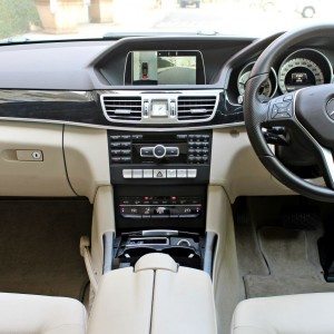 new Mercedes E CDI dashboard
