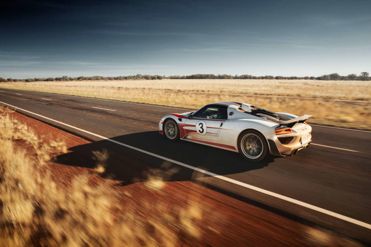 porsche  spyder australian outback