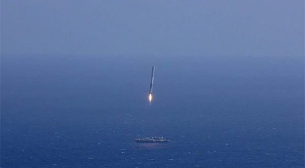 spacex crs rocket landing