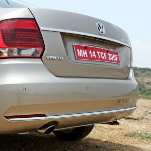 Volkswagen Vento Rear bumper and tail pipe